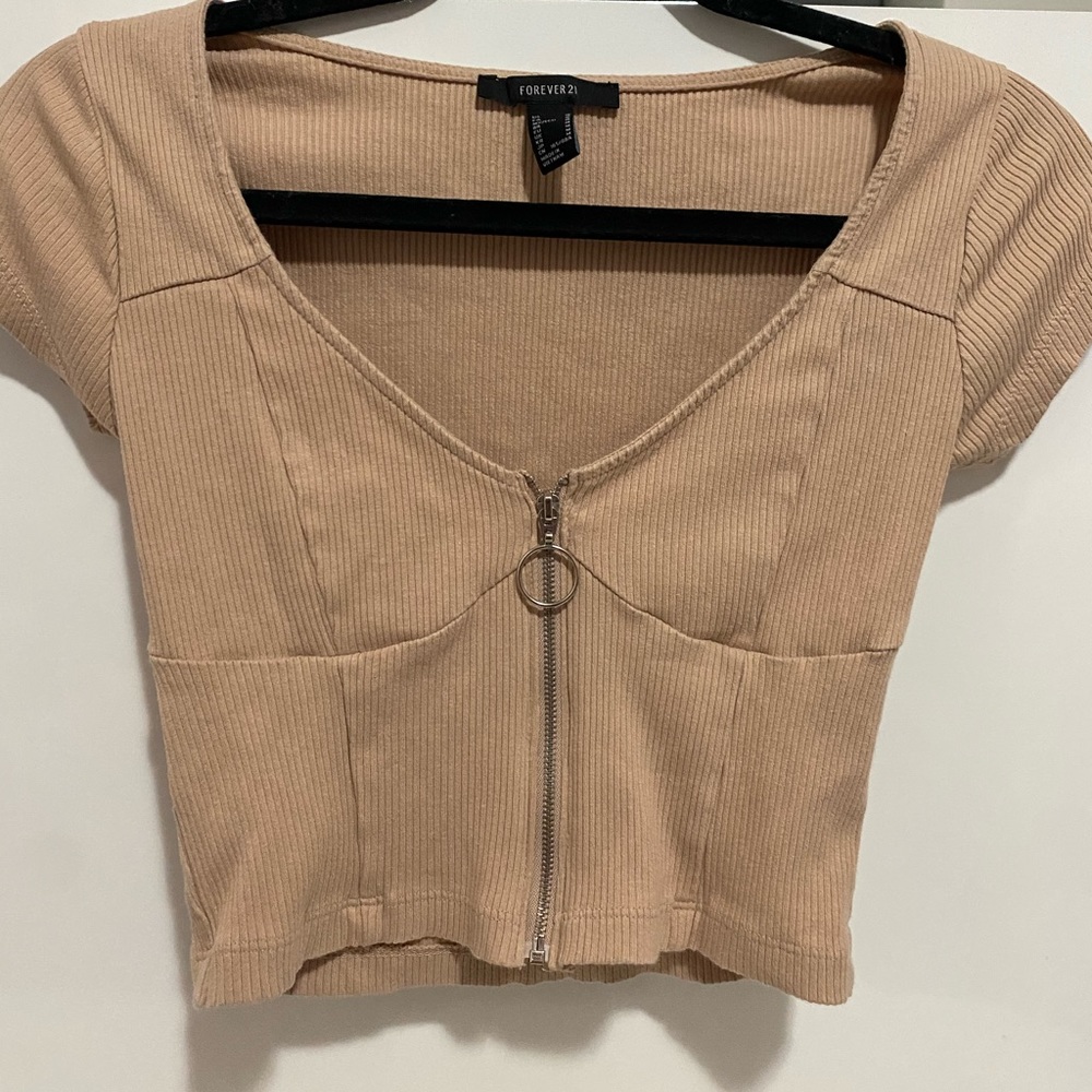 Corset crop top.